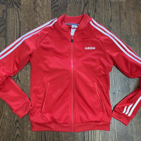 NWOT Adidas Red Track Jacket S - Picture 3 of 9